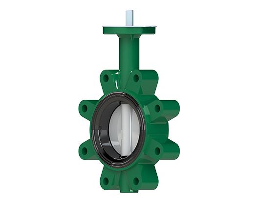 Concentric Lugged Soft Seated Butterfly Valve