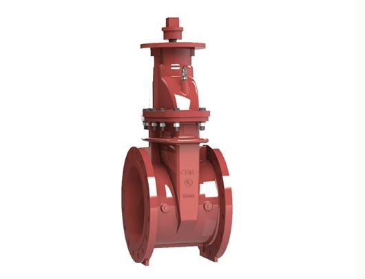 FM UL Flanged Type NRS Resilient Seated Gate Valve