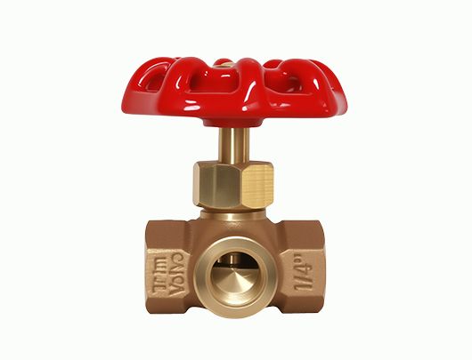 Three-Way Globe Valve