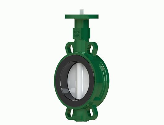 Concentric Wafer Vulcanized Butterfly Valve