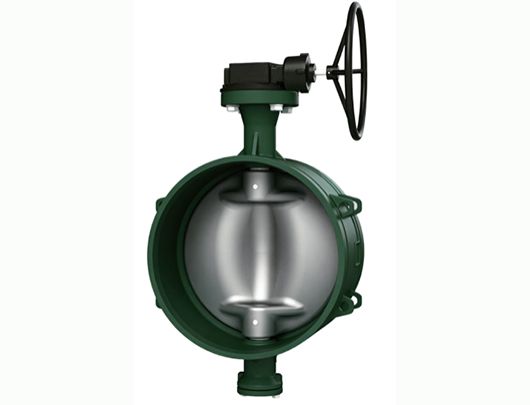 Grooved End Double Eccentric Butterfly Valve