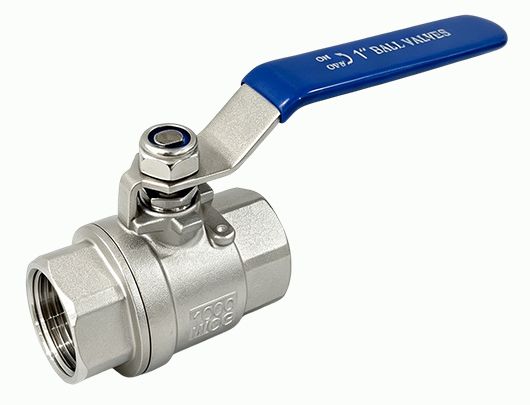 Two-Piece Stainless Steel Threaded Ball Valve