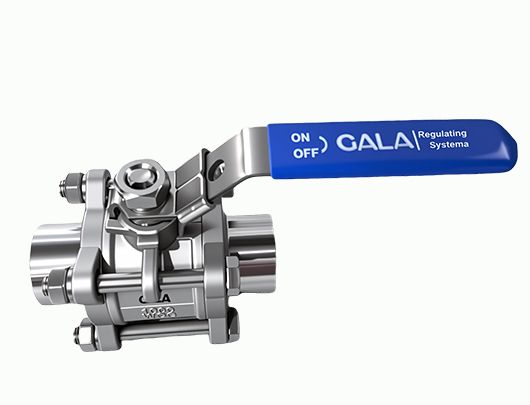 Three Piece Welded Ball Valve